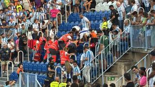 17 minutos de nerviosismo en el Betis-Málaga: un aficionado sufrió una parada cardiorrespiratoria
