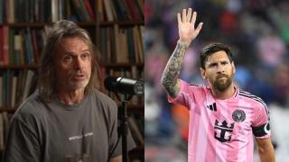 Francis Holway y Leo Messi.