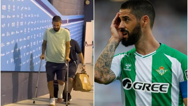 Isco, en La Rosaleda en el amistoso del Betis ante el Málaga.
