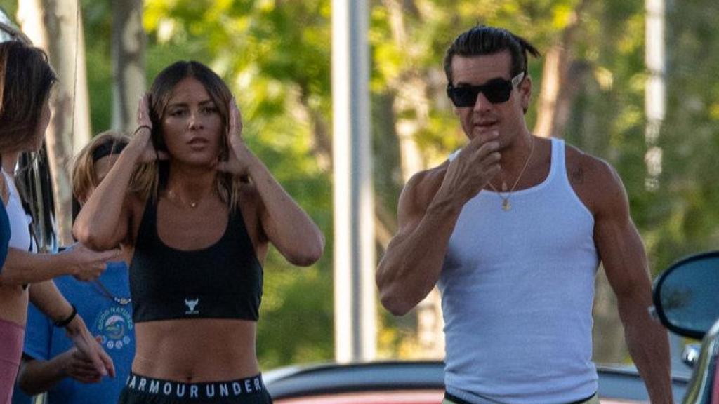 Mario Casas y Melissa Pinto, en Madrid.