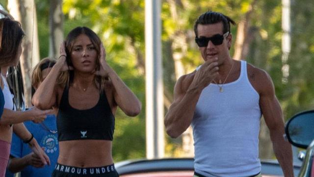 Mario Casas y Melissa Pinto, en Madrid.