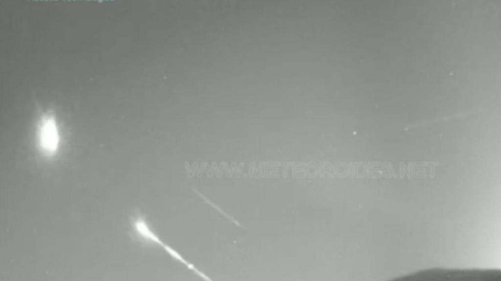 Impresionante bola de fuego de las Perseidas de este sábado 8 de agosto.