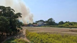 Declarado un incendio en el monte de San Pedro en A Coruña