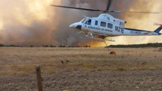 Incendio en Molezuela de la Carballeda