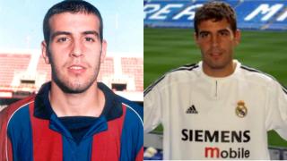 Imagen de Roberto Trashorras en el FC Barcelona y el Real Madrid.