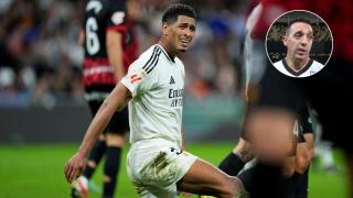 Bellingham en un partido de LaLiga y Álvaro Gómez Rubiera.