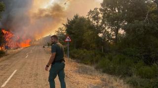 Las sobrecogedoras imágenes del incendio en Molezuelas de la Carballeda (Zamora)