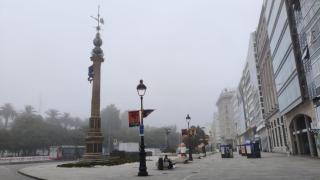 A Coruña arranca la semana con una bajada de las temperaturas