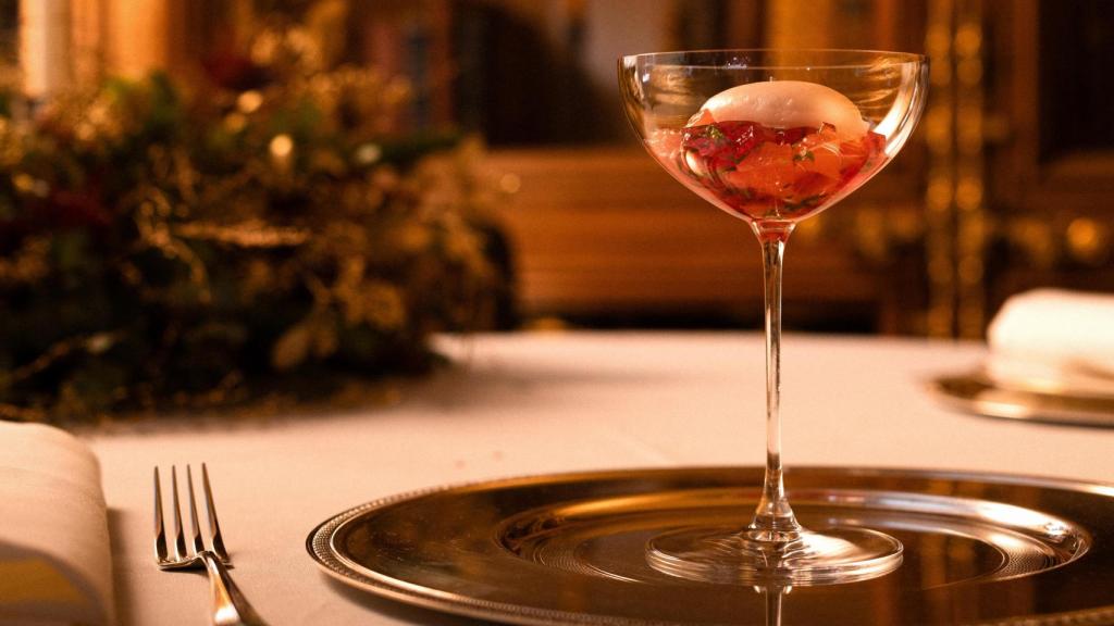 El cóctel de La biblioteca de Santo Mauro.