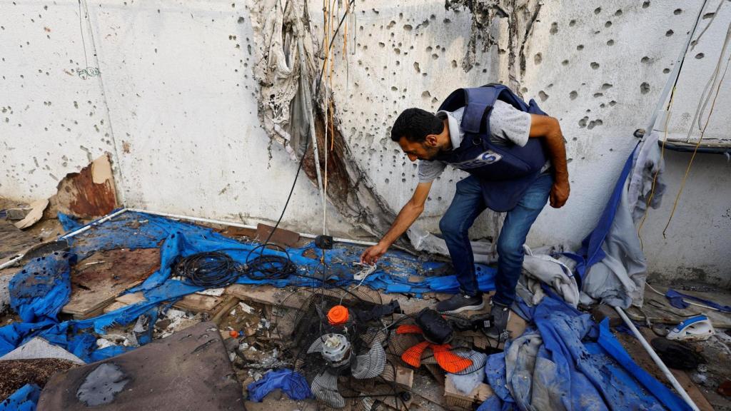 El lugar donde se encontraban Al Sharif y sus compañeros en el momento del bombardeo.