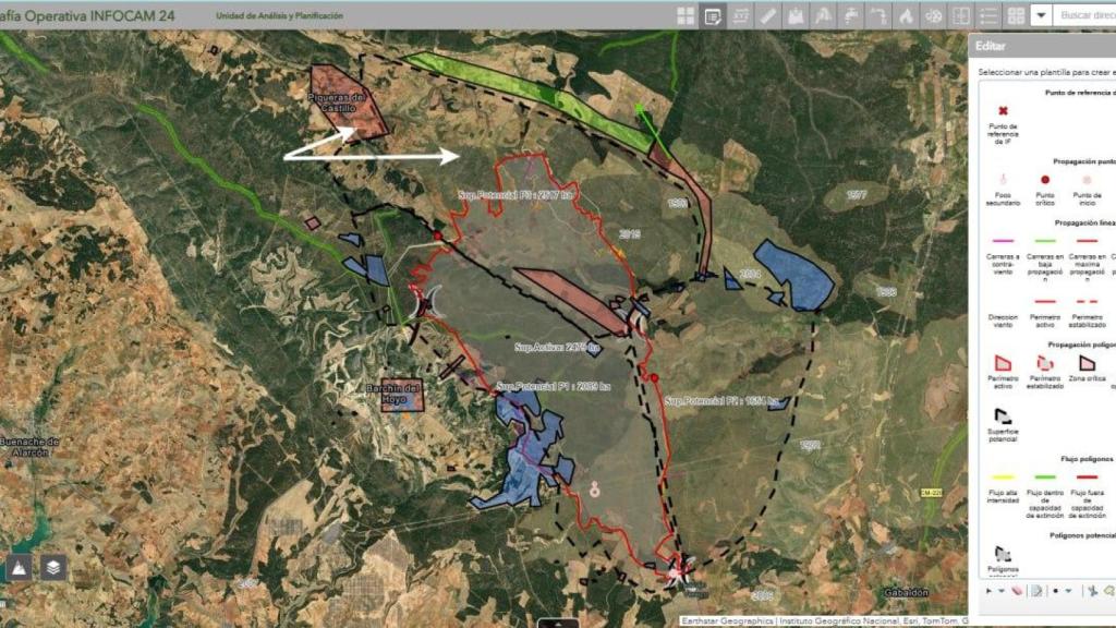 La solución de Esri y el Gobierno de Castilla-La Mancha que permite visualizar incendios forestales activos, evaluar riesgos y mejorar la gestión de medios sobre el terreno.
