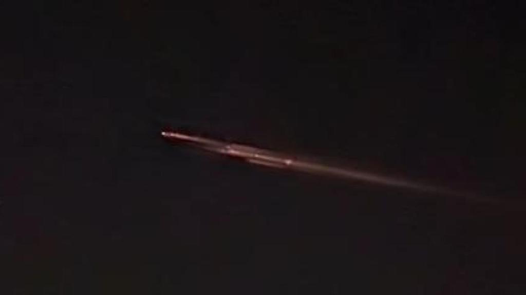 Fragmento del cohete chino Jielong-3 avistado en Albacete.