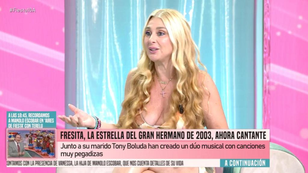Nuria Yáñez 'Fresita' en 'Fiesta'.