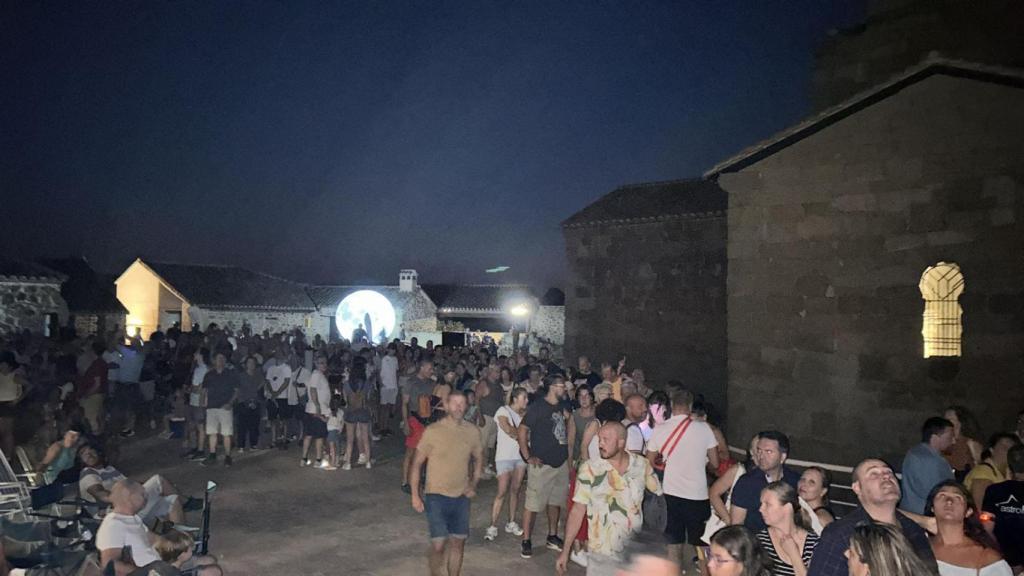 Observación astronómica en Melque.