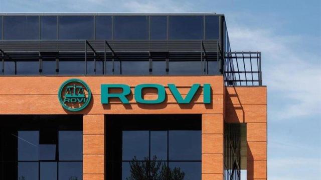 Fachada del edificio de Rovi, en Madrid (España)