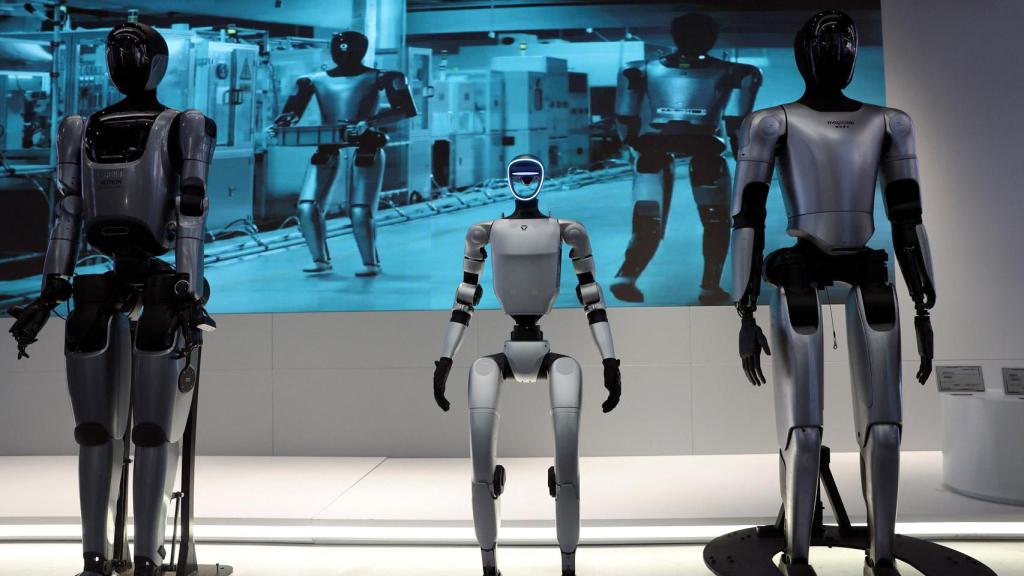 Robot Unitree expuesto en el Robot Mall.