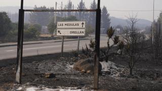 Incendio en Las Médulas (León)