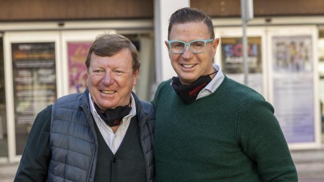 César y Jorge Cadaval en una fotografía de archivo.