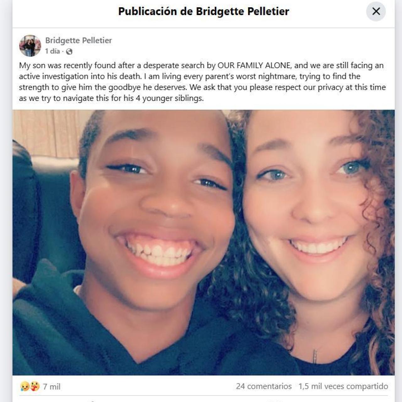 Captura de pantalla de Facebook.