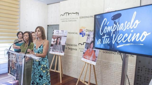 Magdalena Rodríguez y María Petit lanzan la nueva campaña para impulsar el comercio minorista de proximidad de la provincia de Segovia