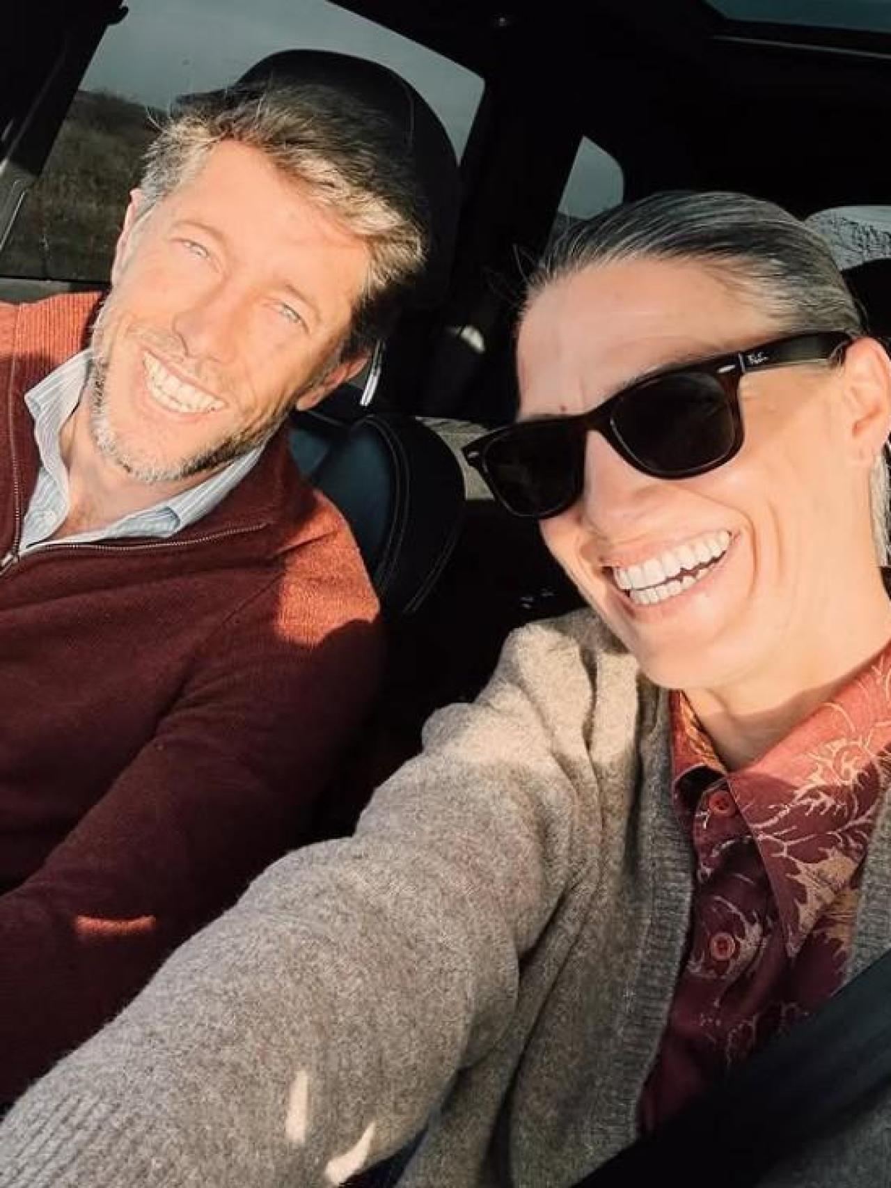 Laura Sánchez junto a su pareja, Manuel Escribano, en una imagen de sus redes.