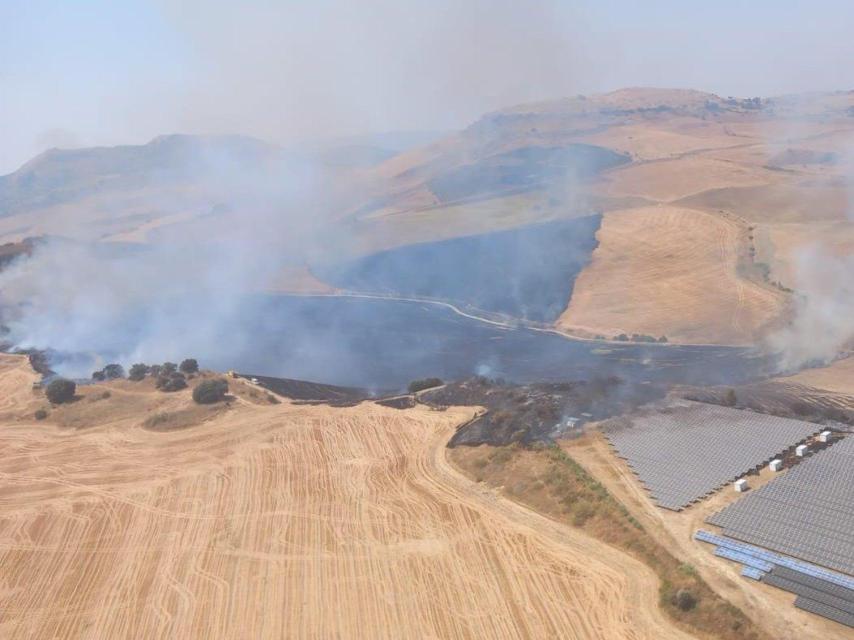 El incendio forestal de Ronda.