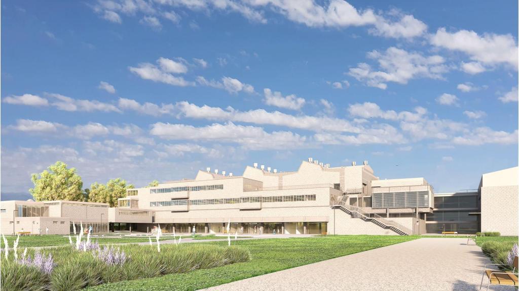 Proyección del exterior Clesa Innovation Center exterior.