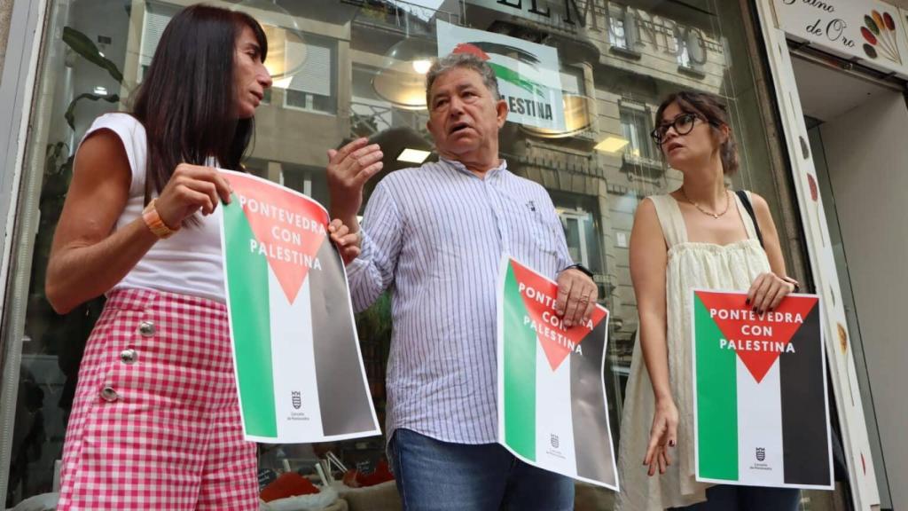 Lores, junto a Anabel Gulías, en el Grano de Oro