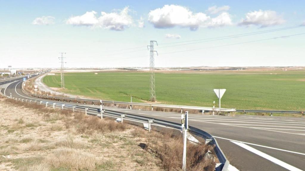 Terrenos junto a la A-2 donde se levantará el centro de datos de Calatorao