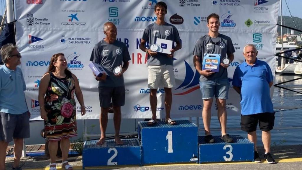 Imagen del podium masculino.