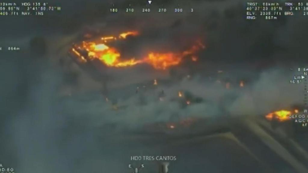 El incendio de Tres cantos, el segundo en menos de un año.