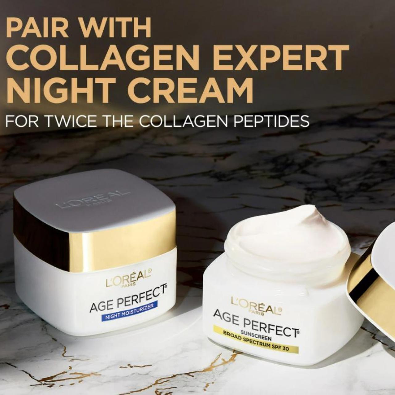 Captura de pantalla de la línea Age Perfect en Walmart