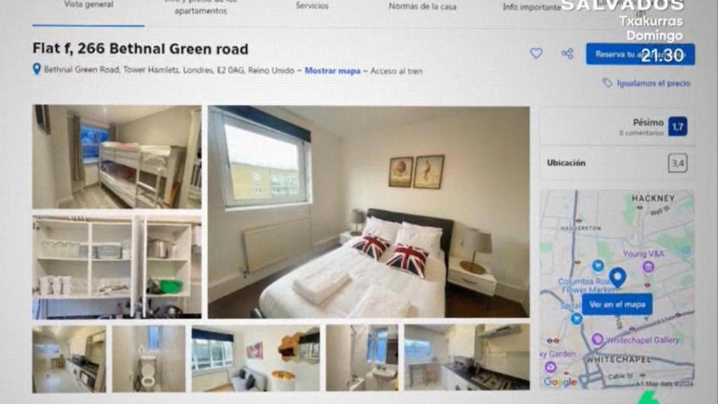 Alojamiento alquilado por Christian Escudero en Londres.