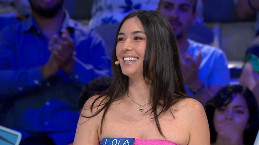 Lola, concursante de 'La ruleta de la suerte'.