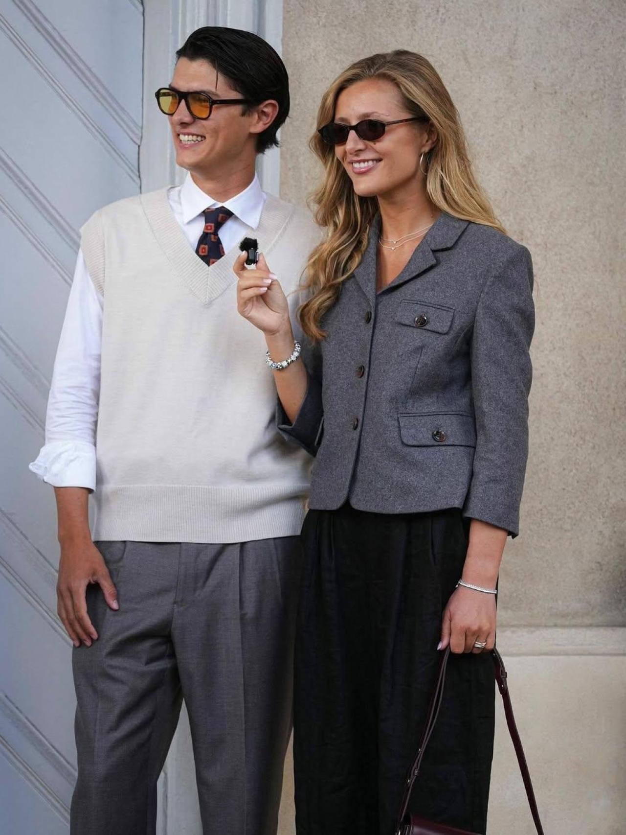 Nicolás de Dinamarca y su novia, Benedikte, en la Semana de la Moda de Copenhague.