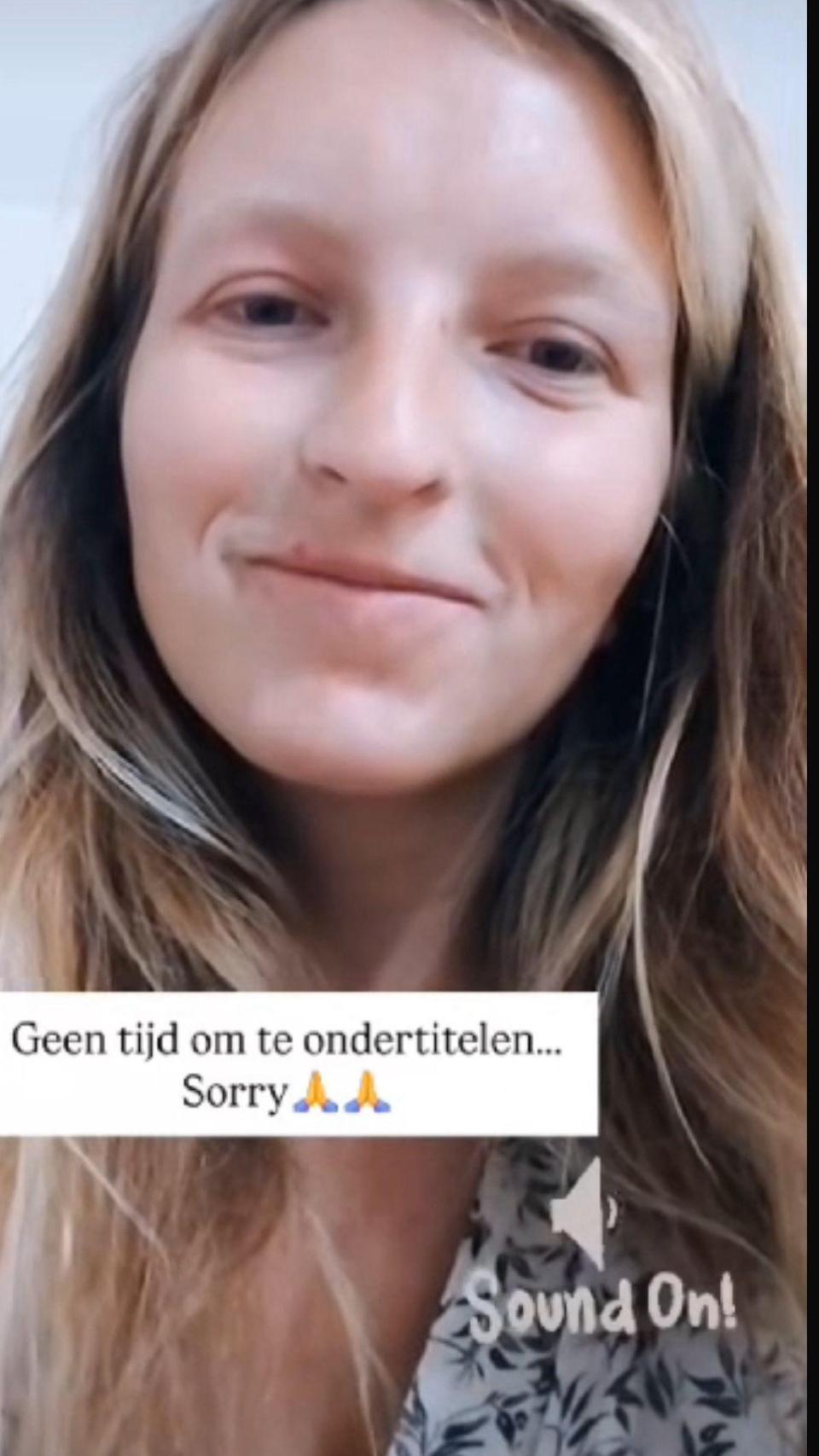 Jasmine Raeymaekers se encuentra en Bélgica.