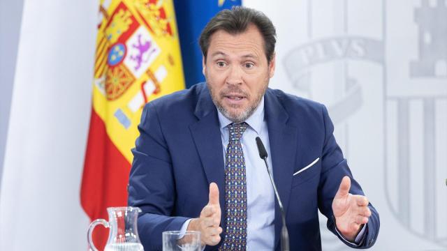 El ministro Óscar Puente, el pasado 29 de julio durante una rueda de prensa tras el Consejo de Ministros.