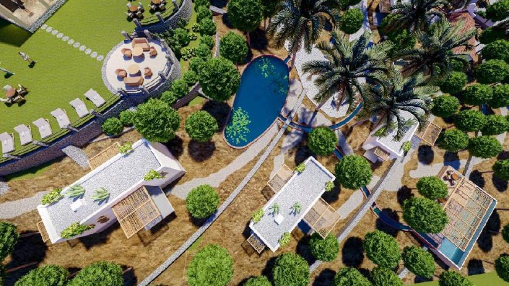 Infografía del nuevo desarrollo hotelero en Alhaurín de la Torre.