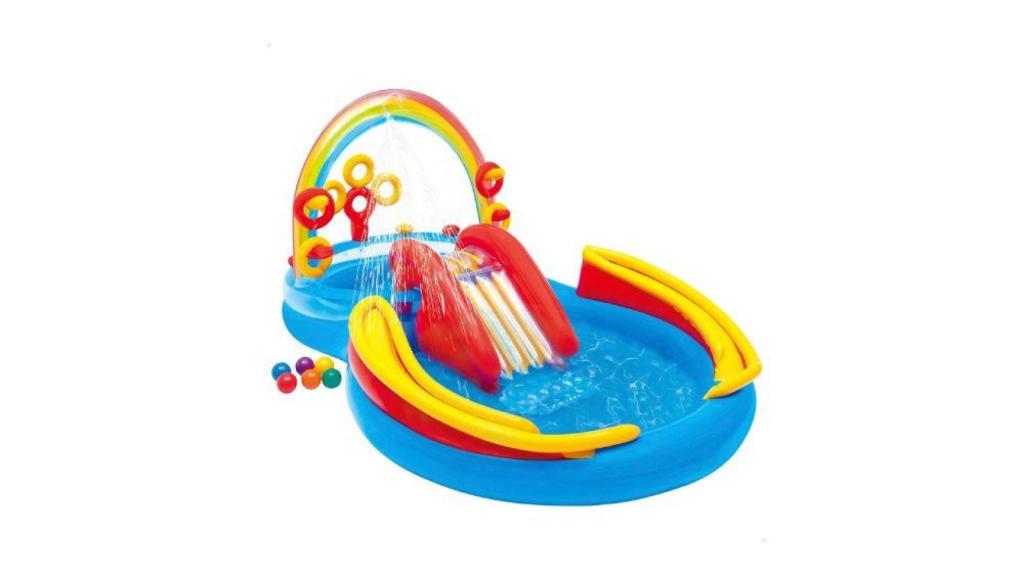 Centro de juegos hinchable Arcoíris