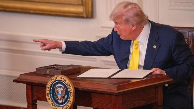 El presidente de Estados Unidos, Donald Trump