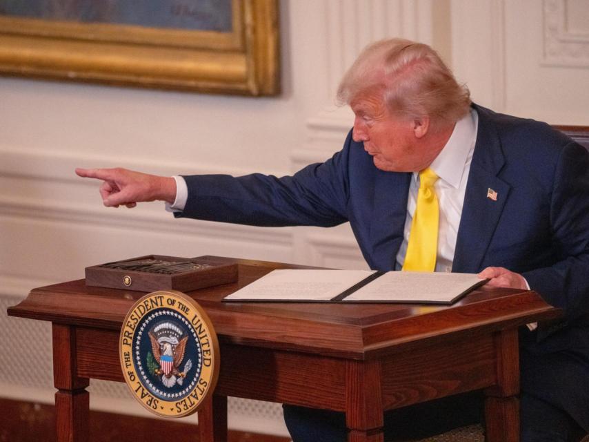 El presidente de Estados Unidos, Donald Trump.