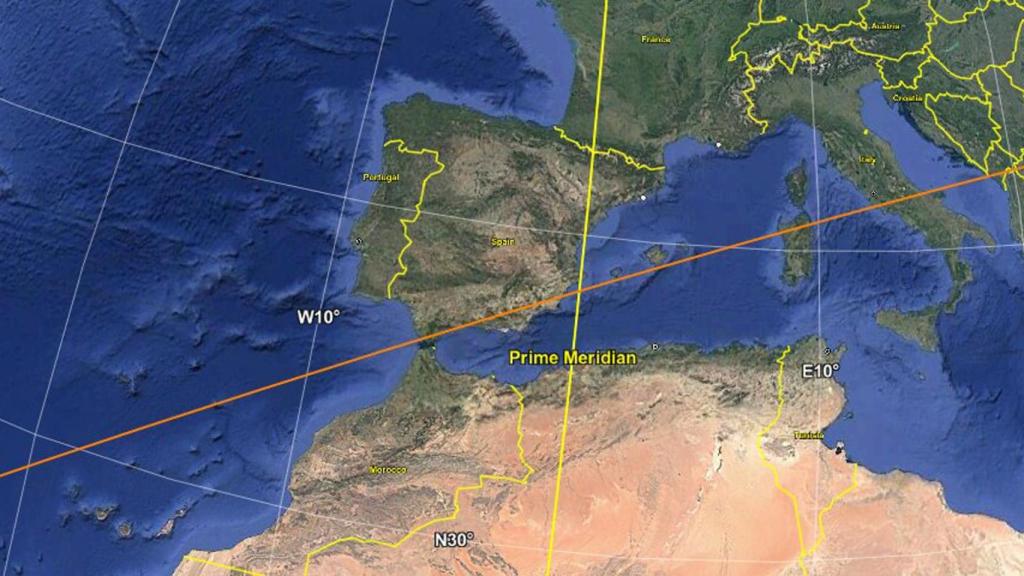 Trayectoria del satélite Starlink 30199.