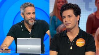 Roberto Leal y Alfred García en 'Pasapalabra'.