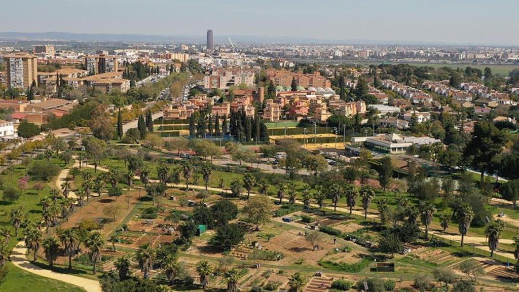 Vista aérea de Mairena del Aljarafe