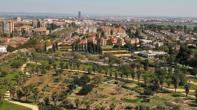 Vista aérea de Mairena del Aljarafe