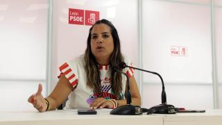 La vicesecretaria general del PSOECyL, Nuria Rubio, informa de la reunión de la Permanente de la Ejecutiva del PSOECyL