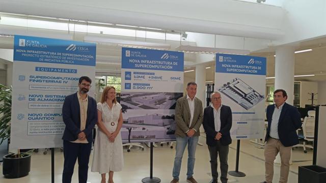 presentación del proyecto del nuevo Centro de Supercomputación de Galicia (Cesga)