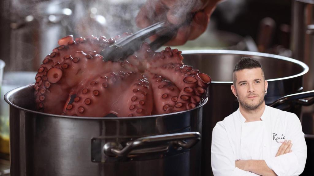 Un truco de Carlos Maldonado para cocinar el pulpo cocido.