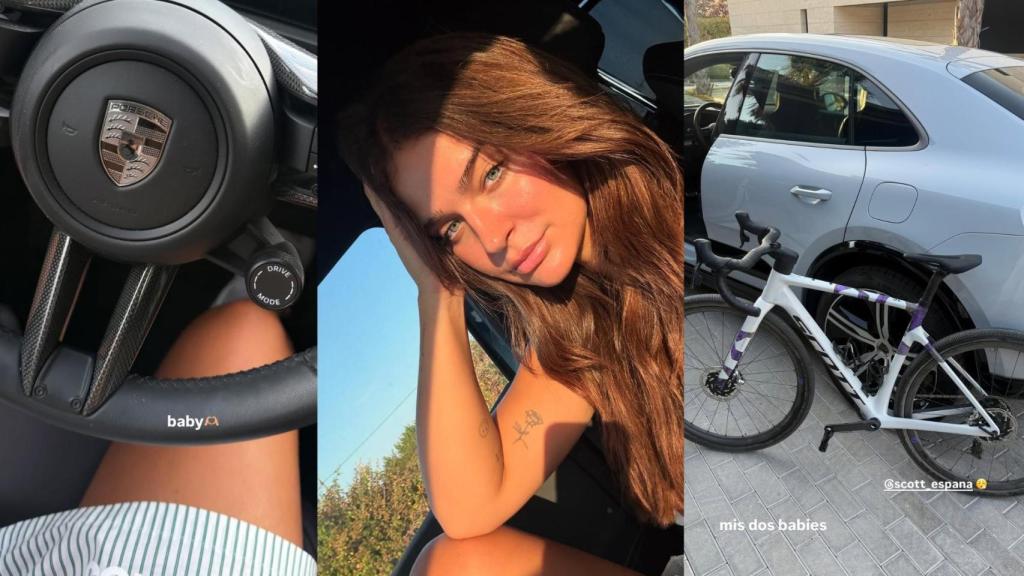 Las fotografías compartidas por Laura Escanes de su nuevo coche.