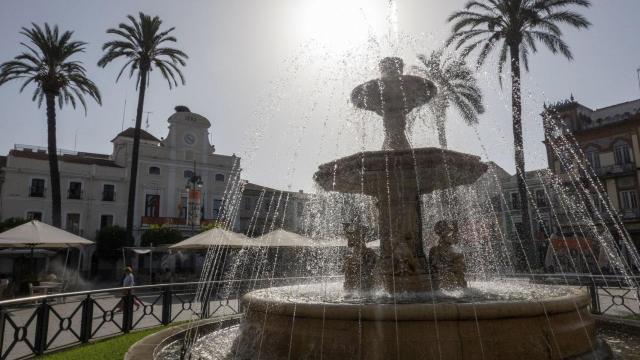 Ola de calor en Mérida. EFE/ Jero Morales